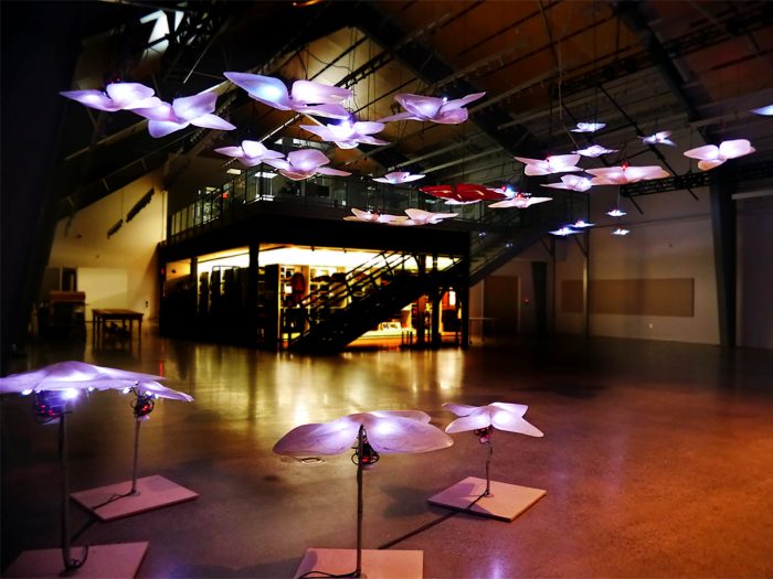 homunculus agora (h.a) by Mark-David Hosale, a large-scale architectonic installation.
