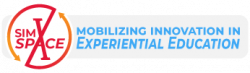 Image of SimXSpace: Mobilizing Innovation in Experiential Education logo. 