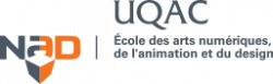 Image of NAD and UQAC logo. 
